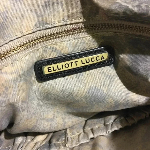 Elliott Lucca Black leather shoulder handbag - Picture 6 of 8